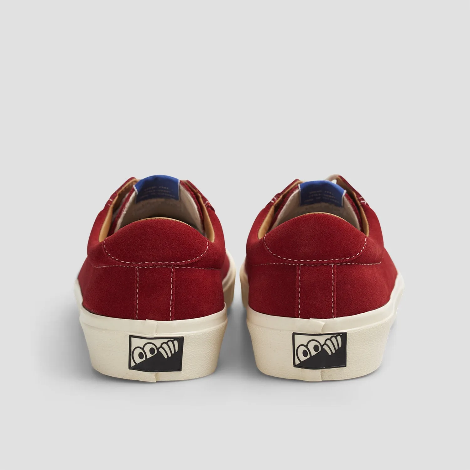 Last Resort AB VM001 Suede LO Skate Shoes Old Red / White