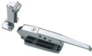 Latch With Strike, 3/4" To 1-5/8" Offset , With Key Lock, W-19  NRE # 090219