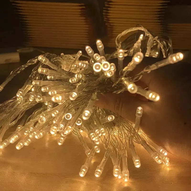 Led Curtain Lights, Garland Light, Outdoor Decorative Light, Fairy String Light