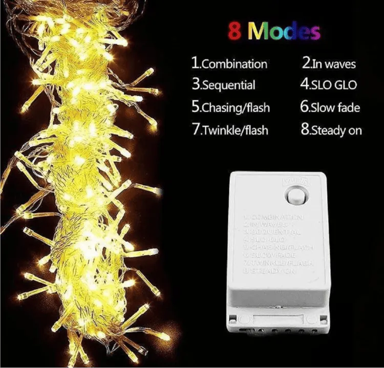 Led Curtain Lights, Garland Light, Outdoor Decorative Light, Fairy String Light