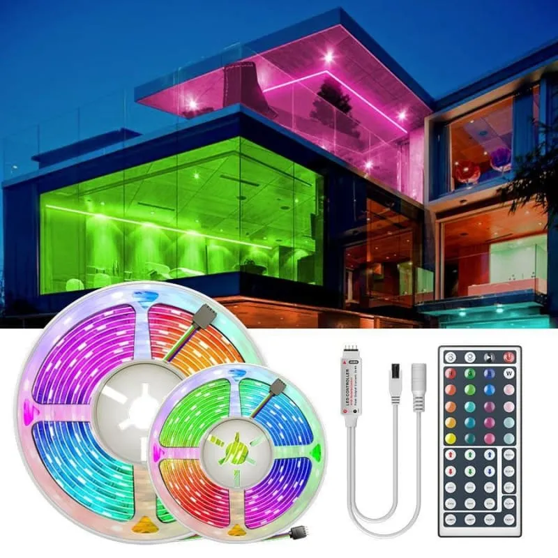 LED Stripes with Remote Control and Adapter