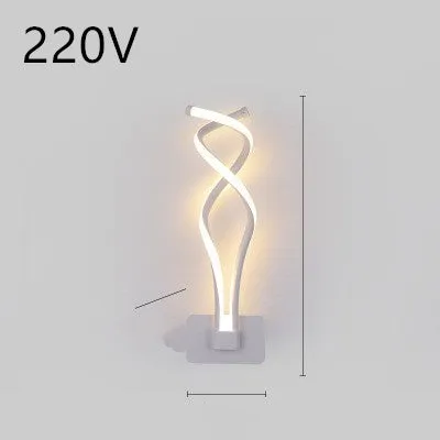 led wall lamp nordic minimalist bedroom bedside lamp