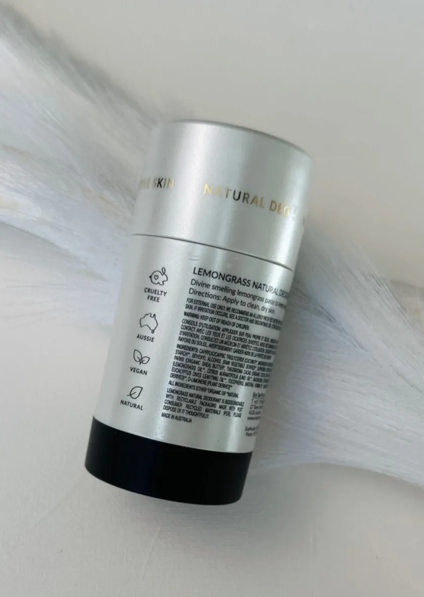 Lemongrass Natural Deodorant