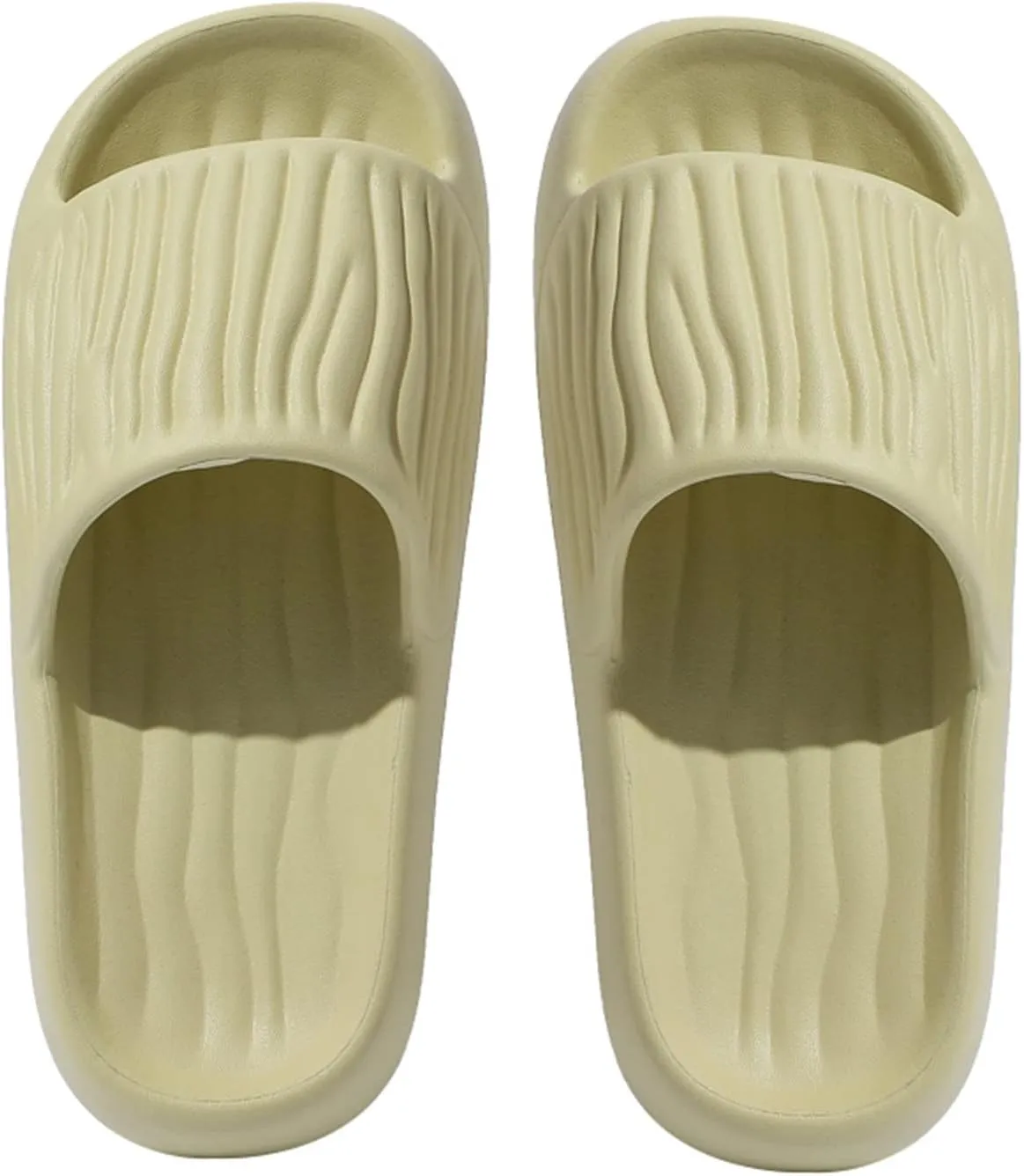 Lightweight Slides Shower Sandals Ladies Summer Fashion Non Slip Comfortable Breathable Solid Color Outdoor Trend Thick