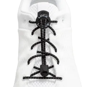 Lock Laces Original No-Tie Shoelaces - Black
