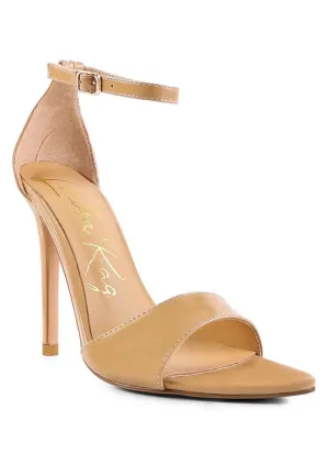 London Rag New Flame Ankle Strap High Heel Sandals 4"