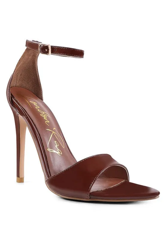 London Rag New Flame Ankle Strap High Heel Sandals 4"