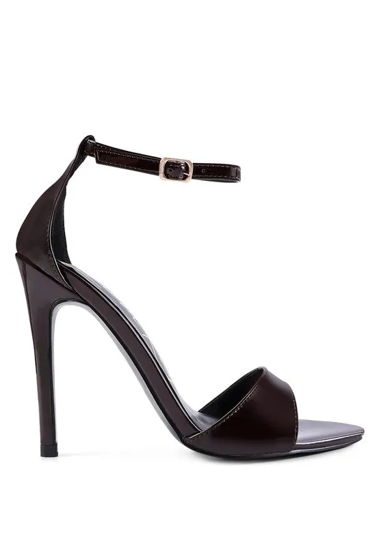 London Rag New Flame Ankle Strap High Heel Sandals 4"
