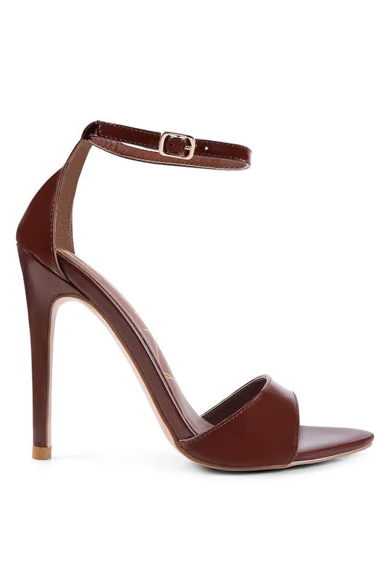 London Rag New Flame Ankle Strap High Heel Sandals 4"