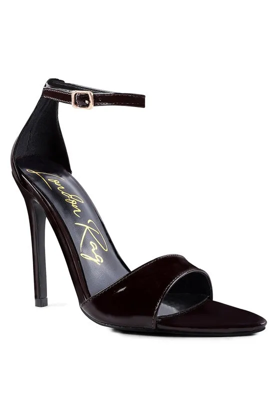 London Rag New Flame Ankle Strap High Heel Sandals 4"