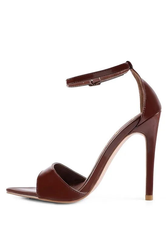 London Rag New Flame Ankle Strap High Heel Sandals 4"