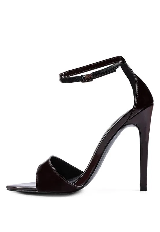 London Rag New Flame Ankle Strap High Heel Sandals 4"