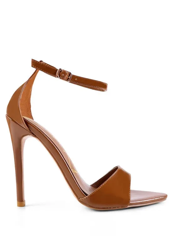 London Rag New Flame Ankle Strap High Heel Sandals 4"