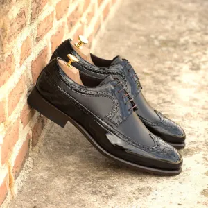 Longwing Blucher-Box Calf, Patent, Black