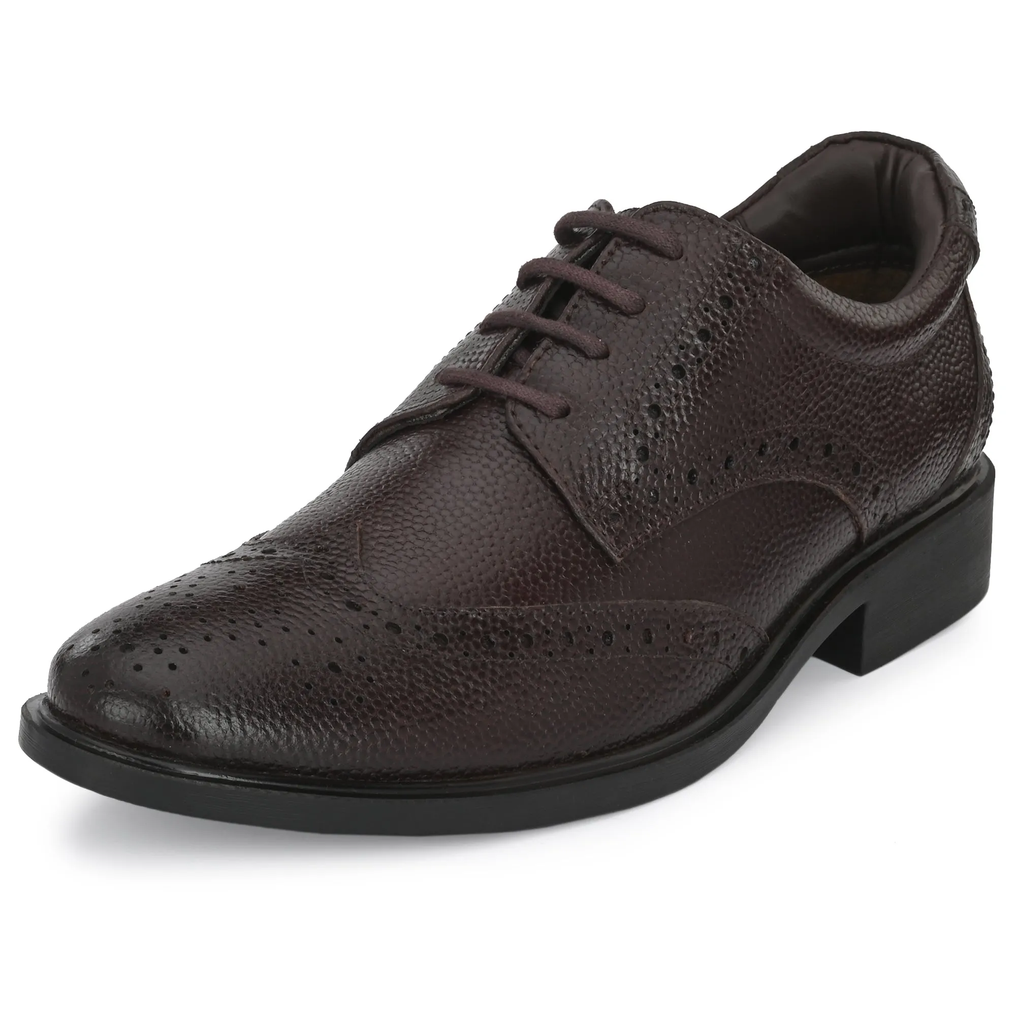 Lush Brogue Full Grain Leather Derby Lace Ups