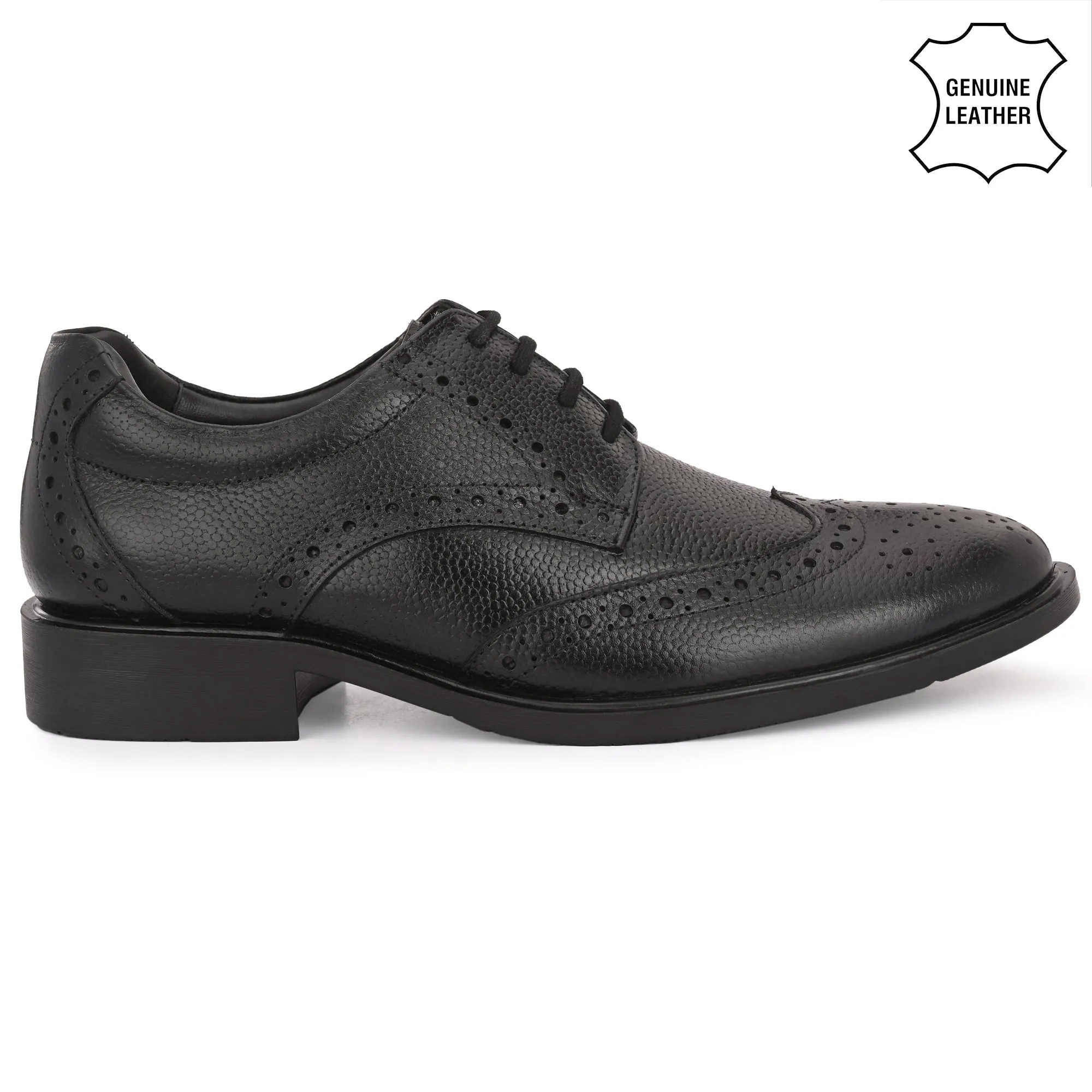 Lush Brogue Full Grain Leather Derby Lace Ups