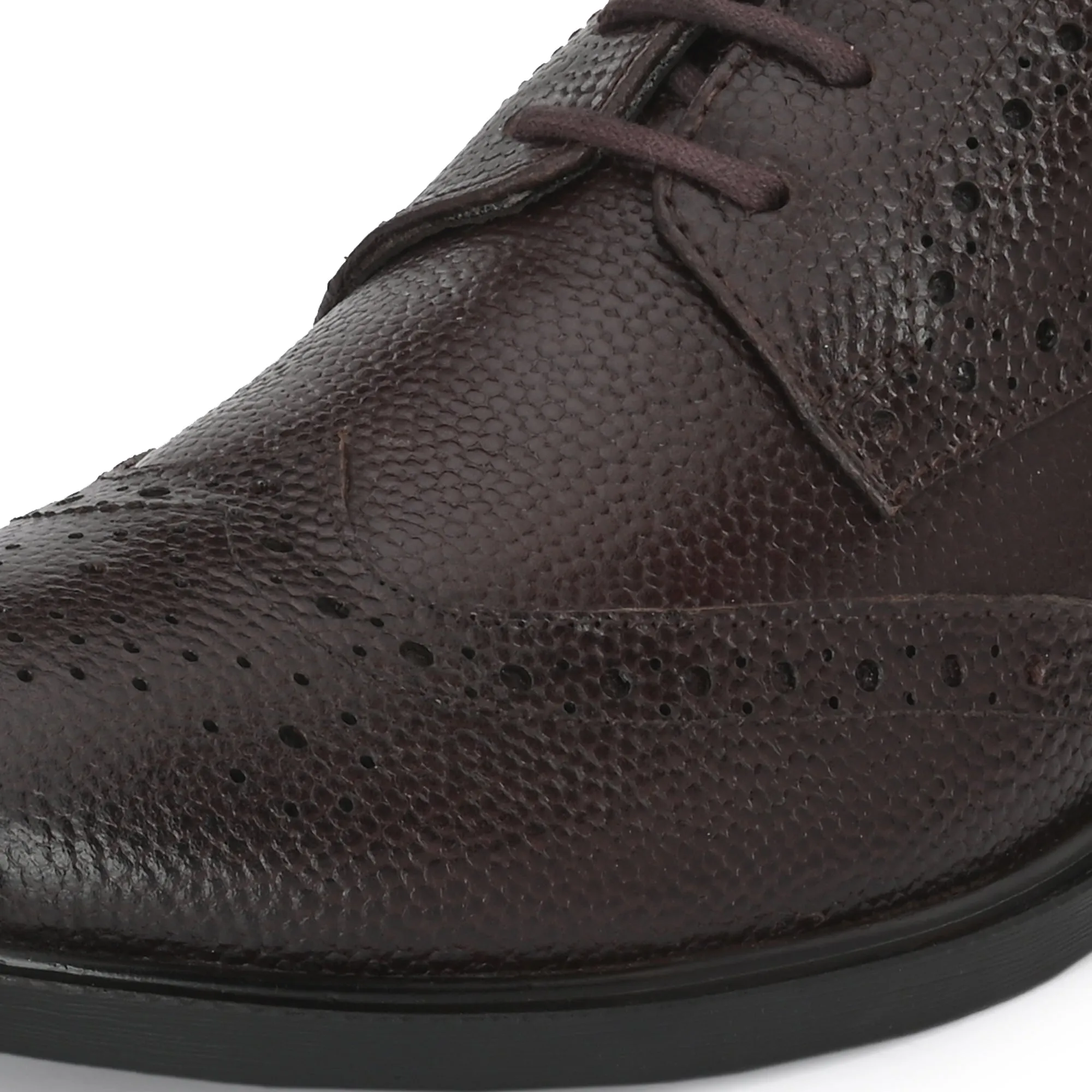 Lush Brogue Full Grain Leather Derby Lace Ups
