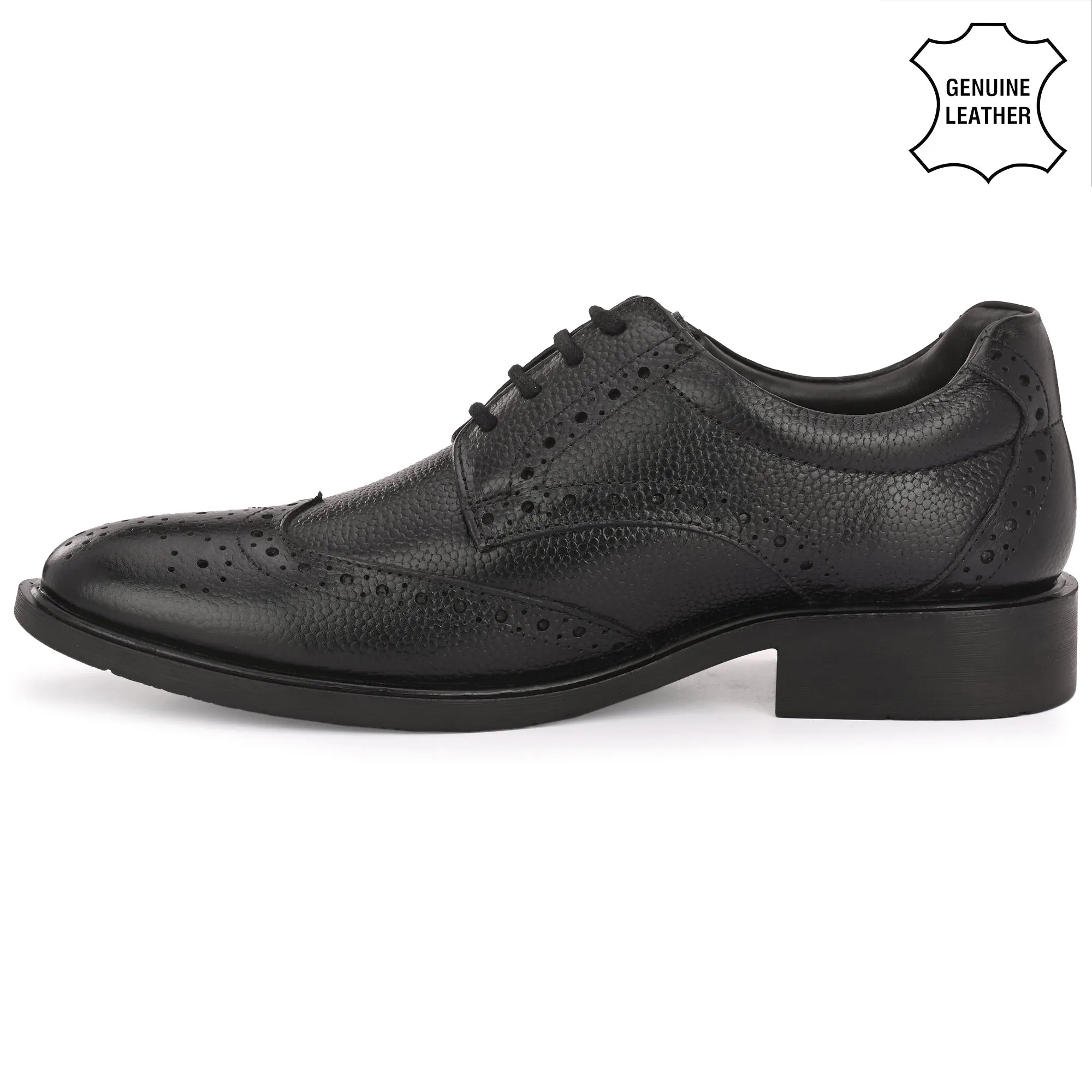 Lush Brogue Full Grain Leather Derby Lace Ups
