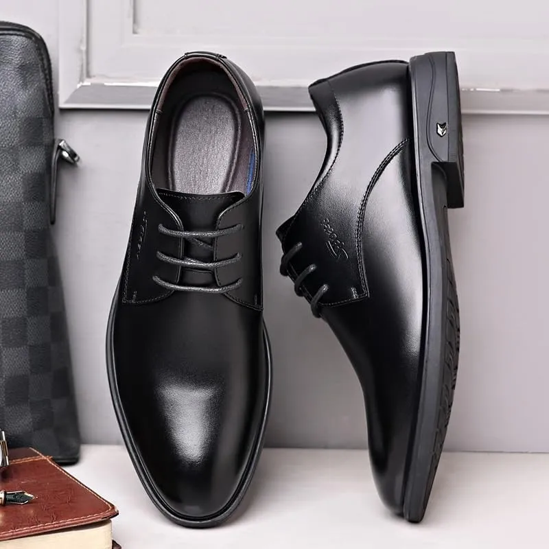 Luxury Handcrafted Oxfords - Cap Toe Wingtip Dress Shoes for Wedding Tuxedo Prom Business Meetings & Formal Occasions