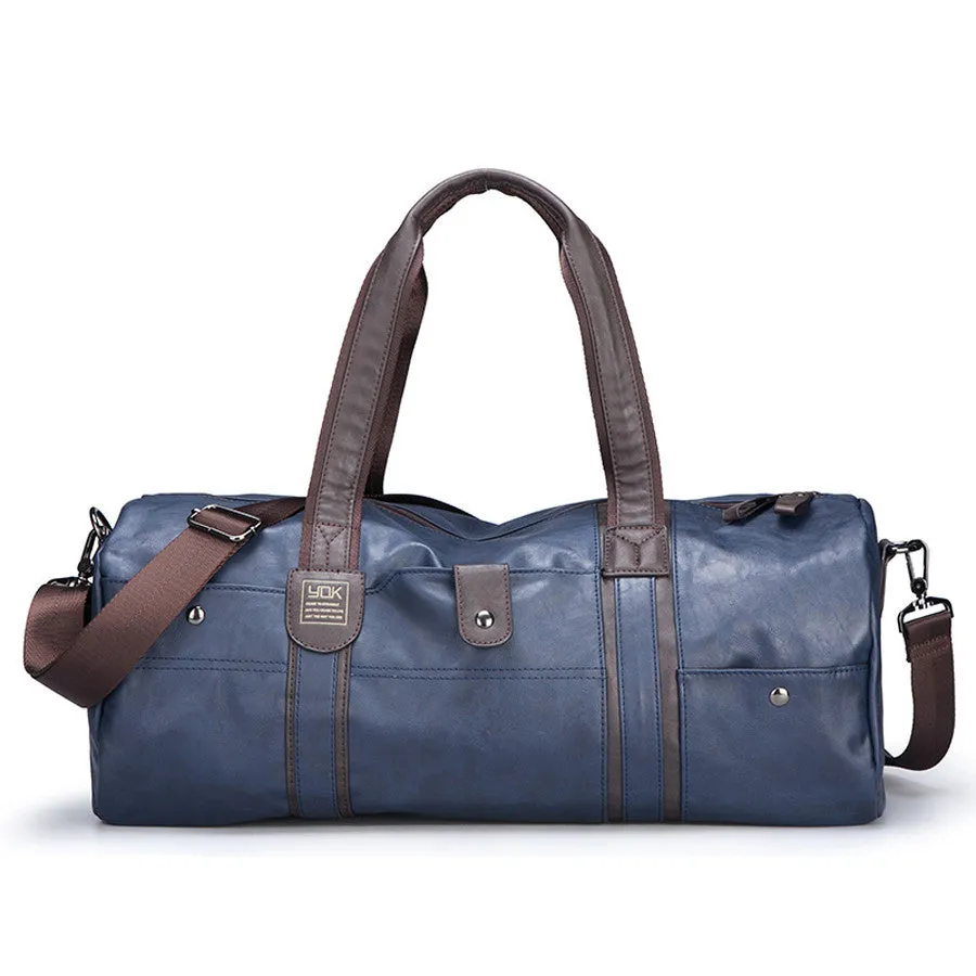 Luxury Vintage PU Leather Business Travel Bag