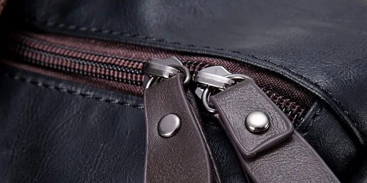 Luxury Vintage PU Leather Business Travel Bag