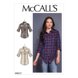 M8027 Misses' Tops