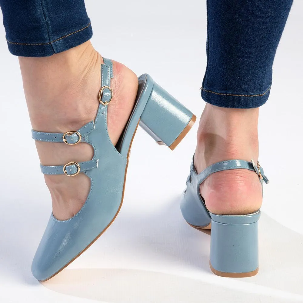 Madison Ivanna Block Heel - Blue
