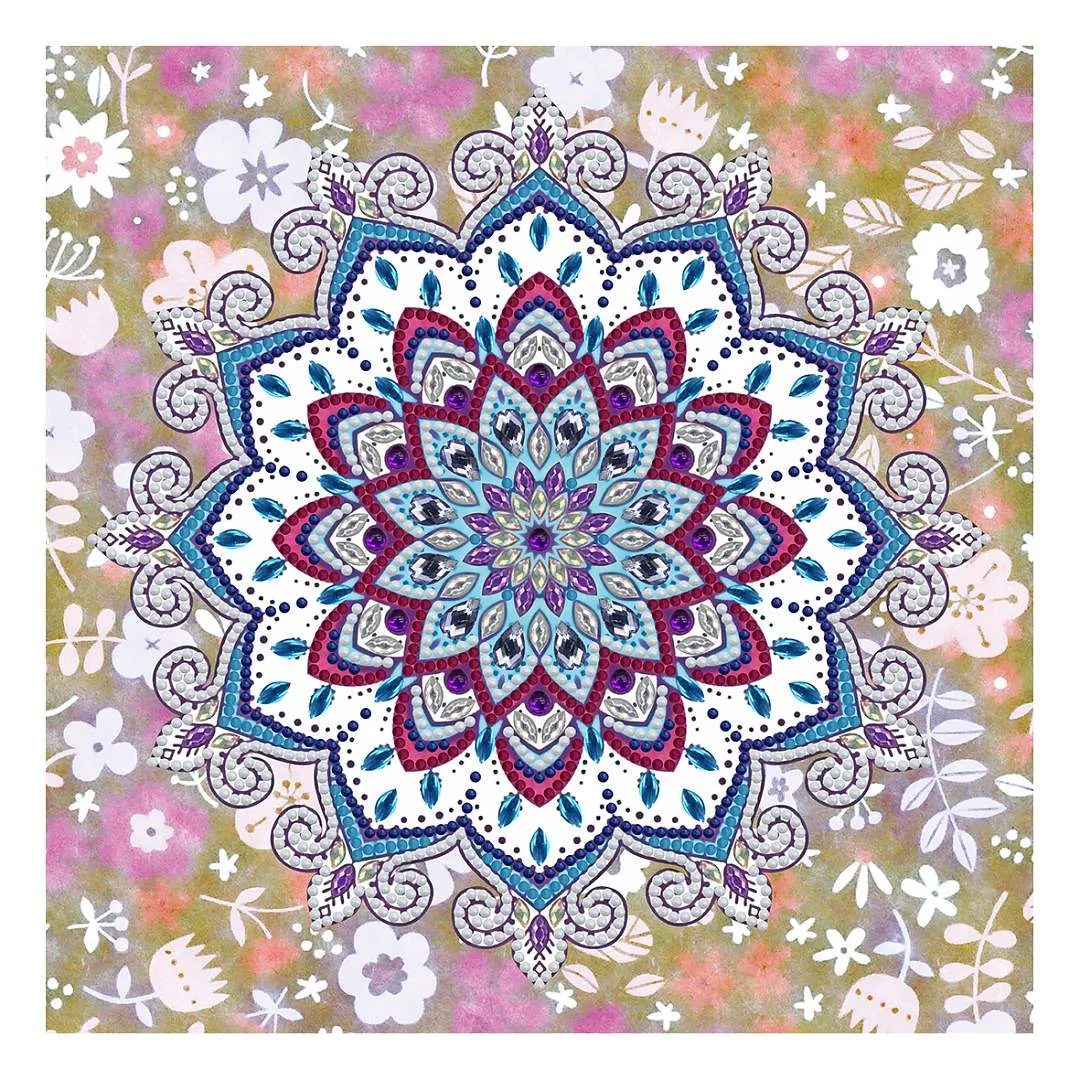 Mandala Glow In The Dark Artistic Diamond Art