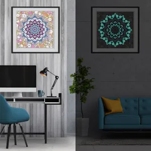 Mandala Glow In The Dark Artistic Diamond Art