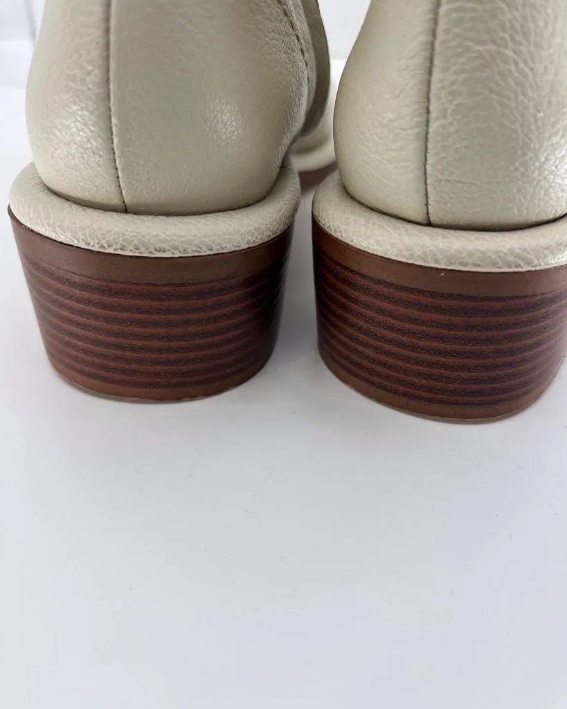 MANGO X COMMITTED COLLECTION LEATHER ANKLE BOOTS