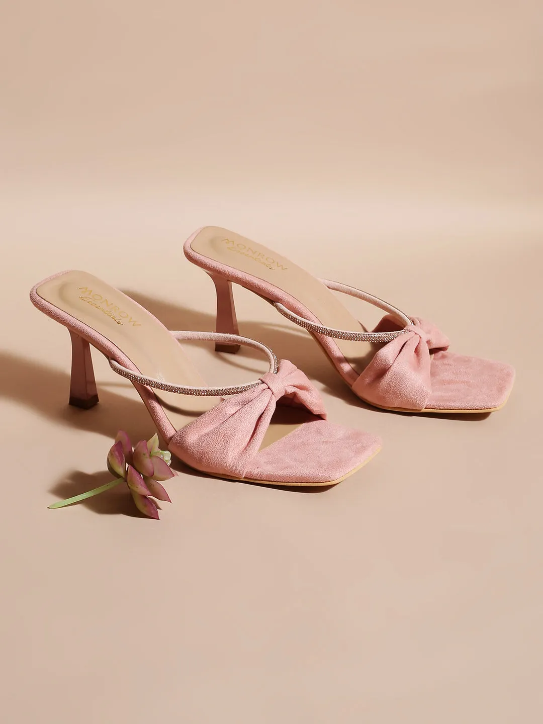 Margaret Pink Kitten Heels