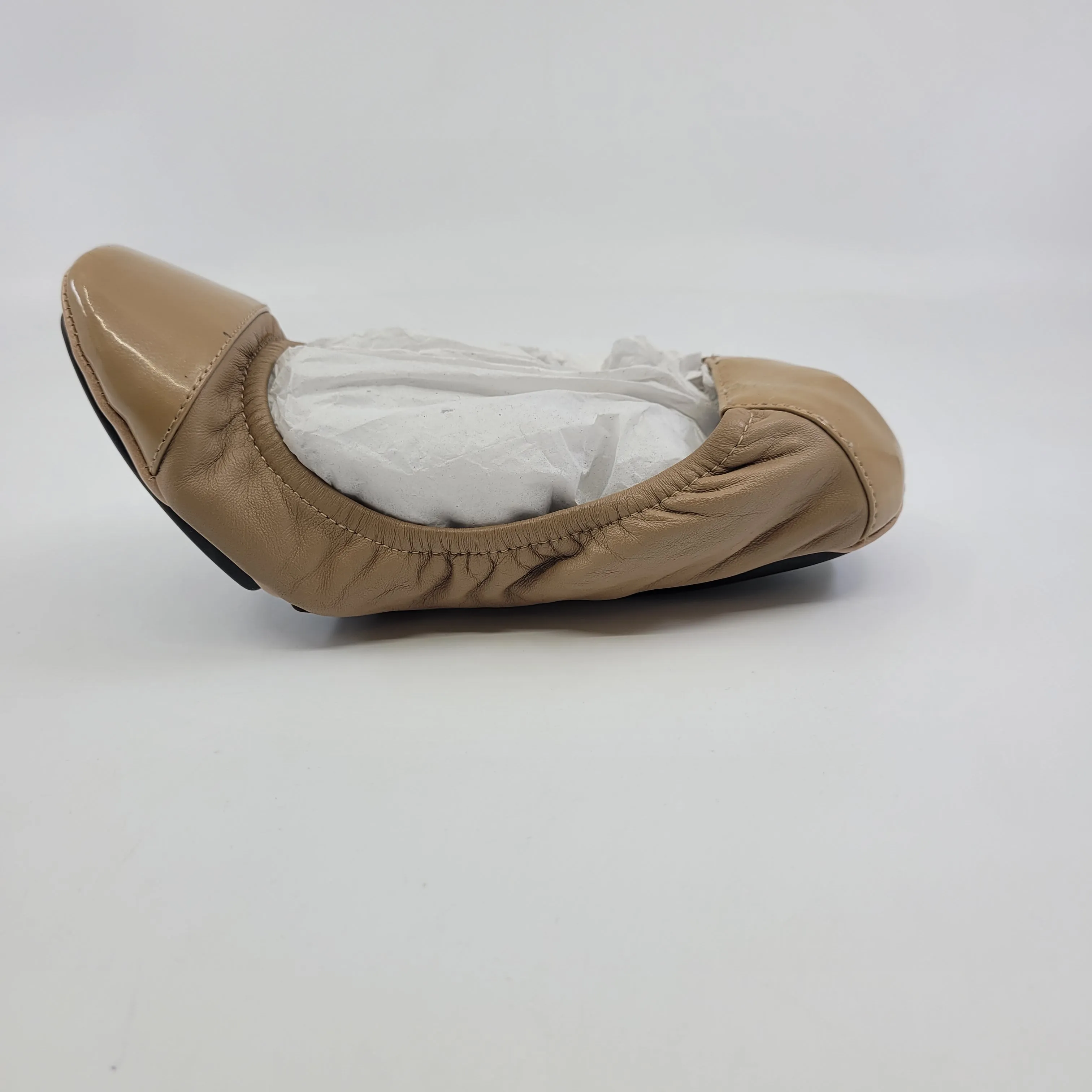 Me Too Women's Metro Driftwood Nappa Leather Flat