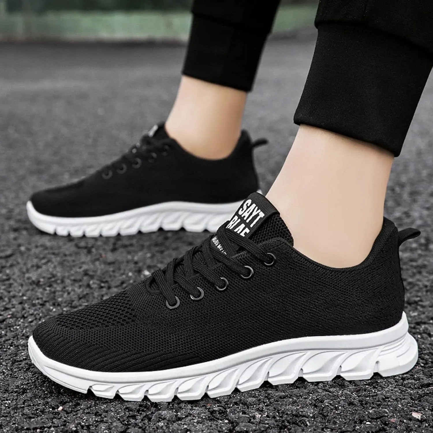 Mens Athletic Shoes Mens Slip on Shoes Sneaker for Men Tennis Shoe for Men Casual Mesh Sneaker