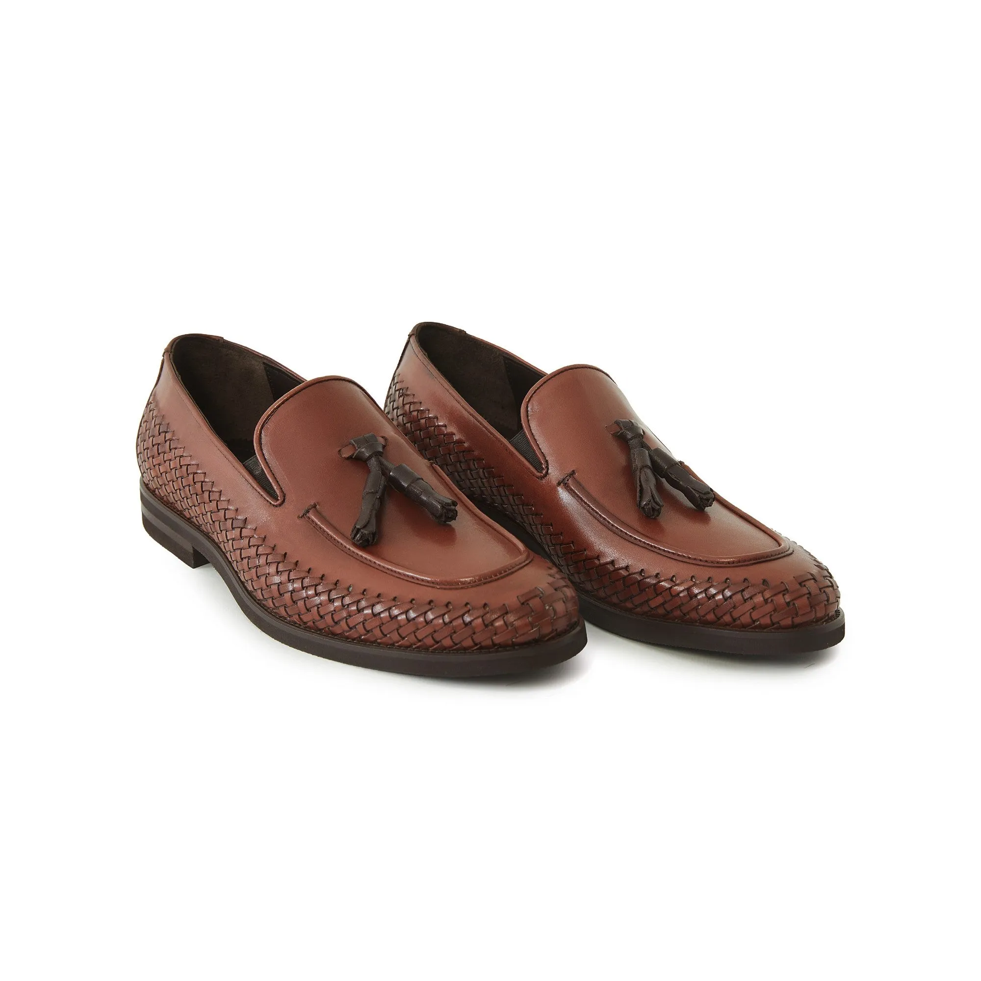 Men's Calf Leather Handmade Moccasin M7045