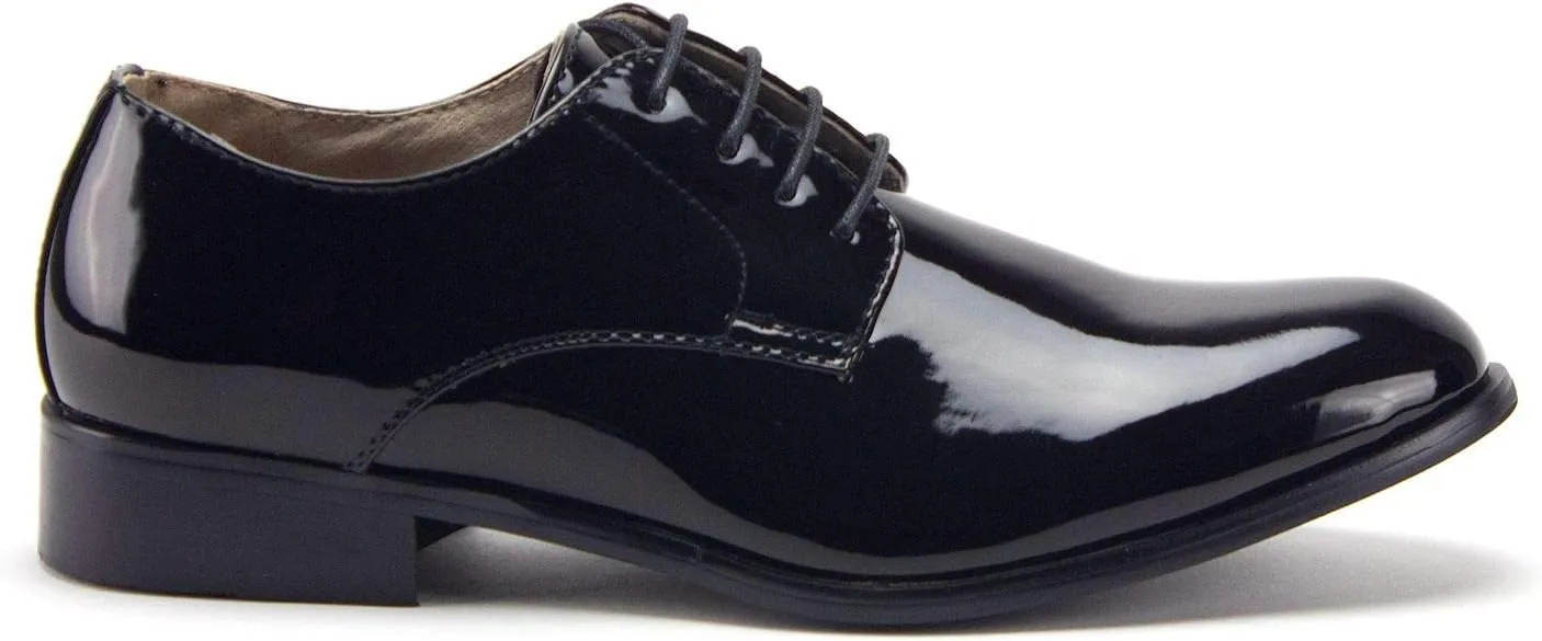Men's Classic Patent Leather Formal Tuxedo Oxfords Dress Shoes