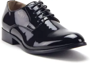 Men's Classic Patent Leather Formal Tuxedo Oxfords Dress Shoes
