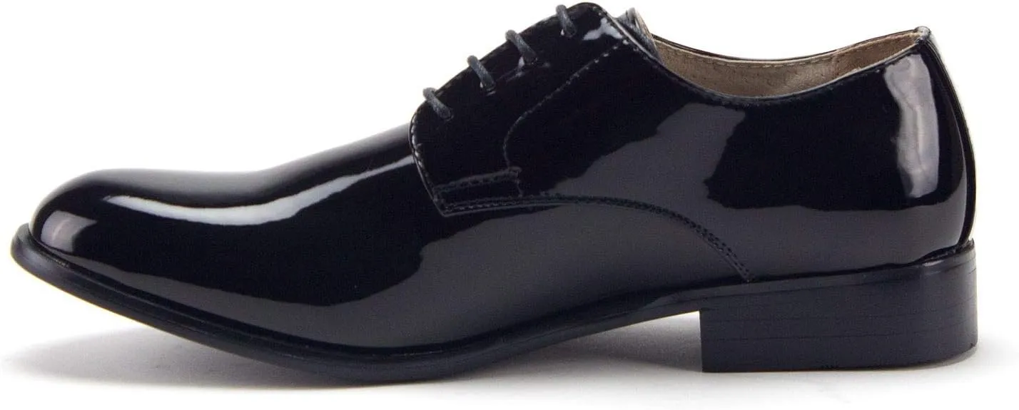 Men's Classic Patent Leather Formal Tuxedo Oxfords Dress Shoes