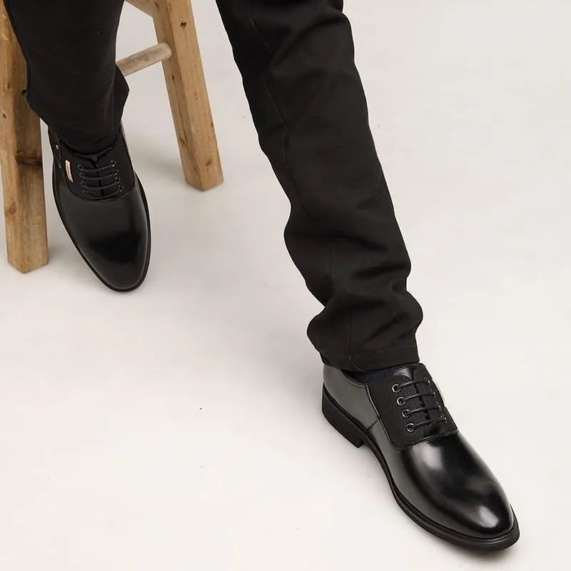 Men's Formal Wingtip Oxfords Handcrafted Genuine Leather with Cushioned Footbed and Slip-Resistant Rubber Sole