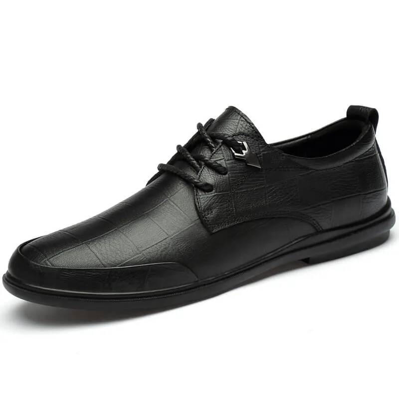 Men’s Genuine Leather Casual Shoes Oxford Business Dress Shoes