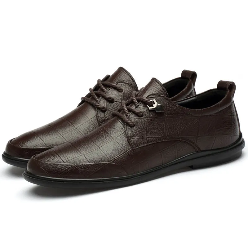 Men’s Genuine Leather Casual Shoes Oxford Business Dress Shoes