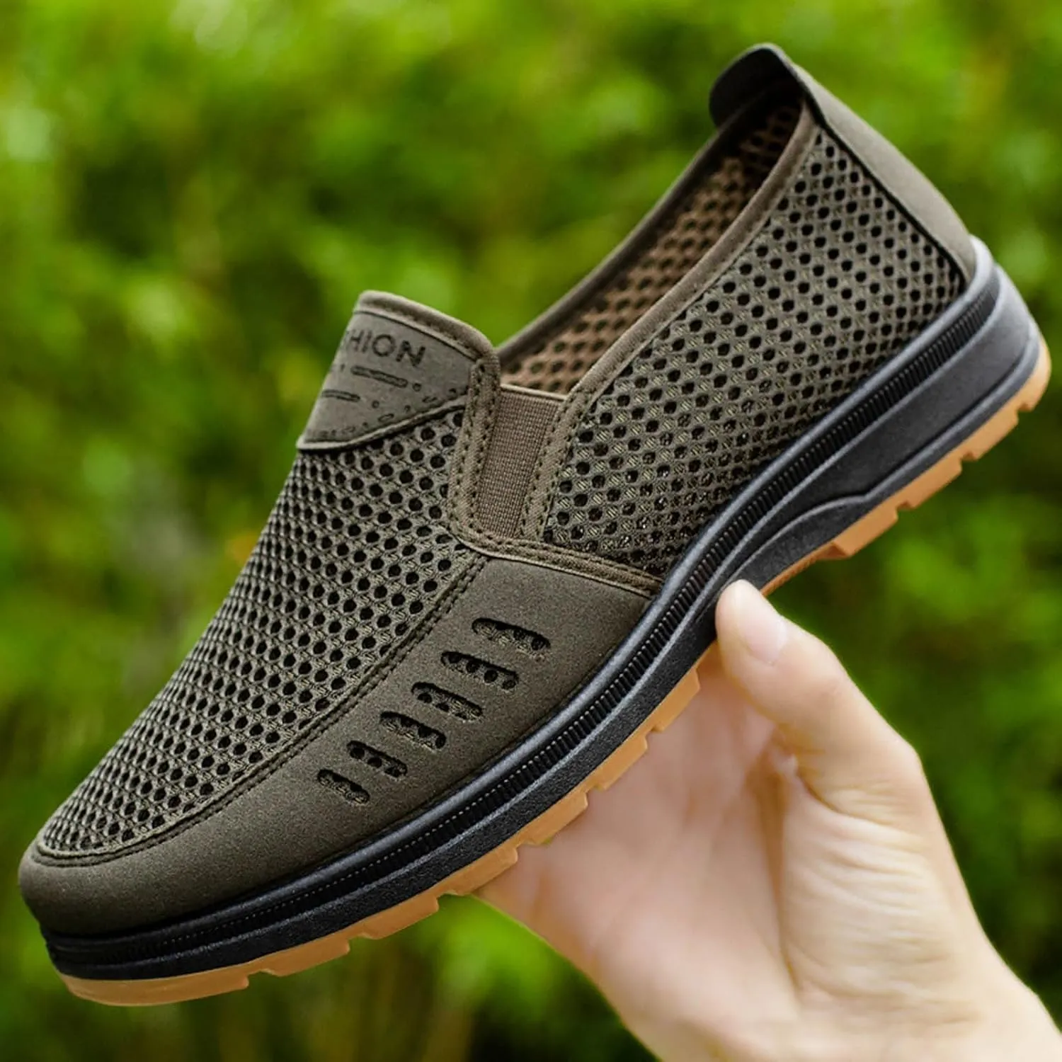 Mens Loafers & Slip-Ons Men's Comfortable Leisure Mesh Beathing Athletic Sport Sneakers Shoes