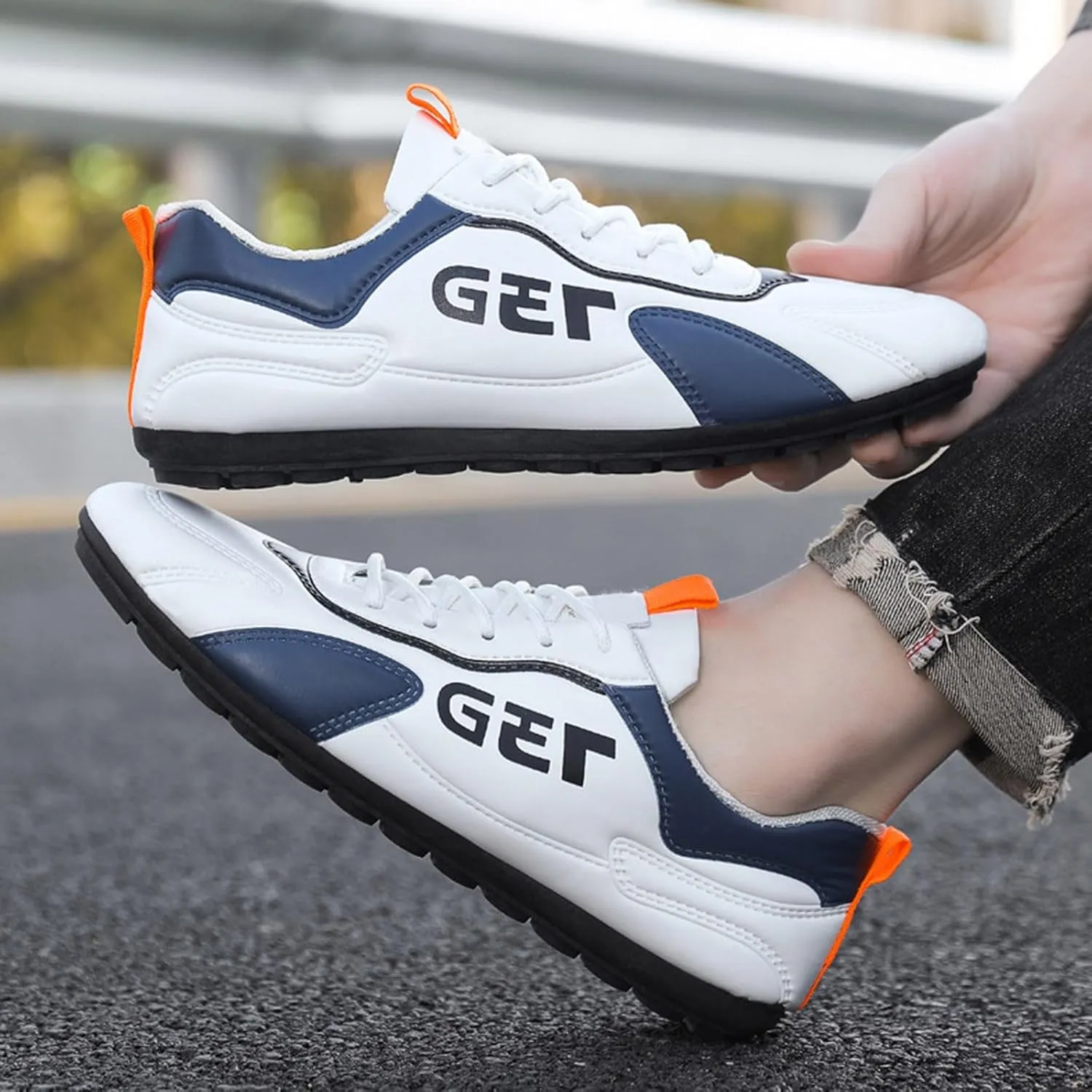 Mens Loafers & Slip-Ons Spring New Men's Shoes Fashionable Casual Sneakers Men's Slip On Running Sneakers for Men