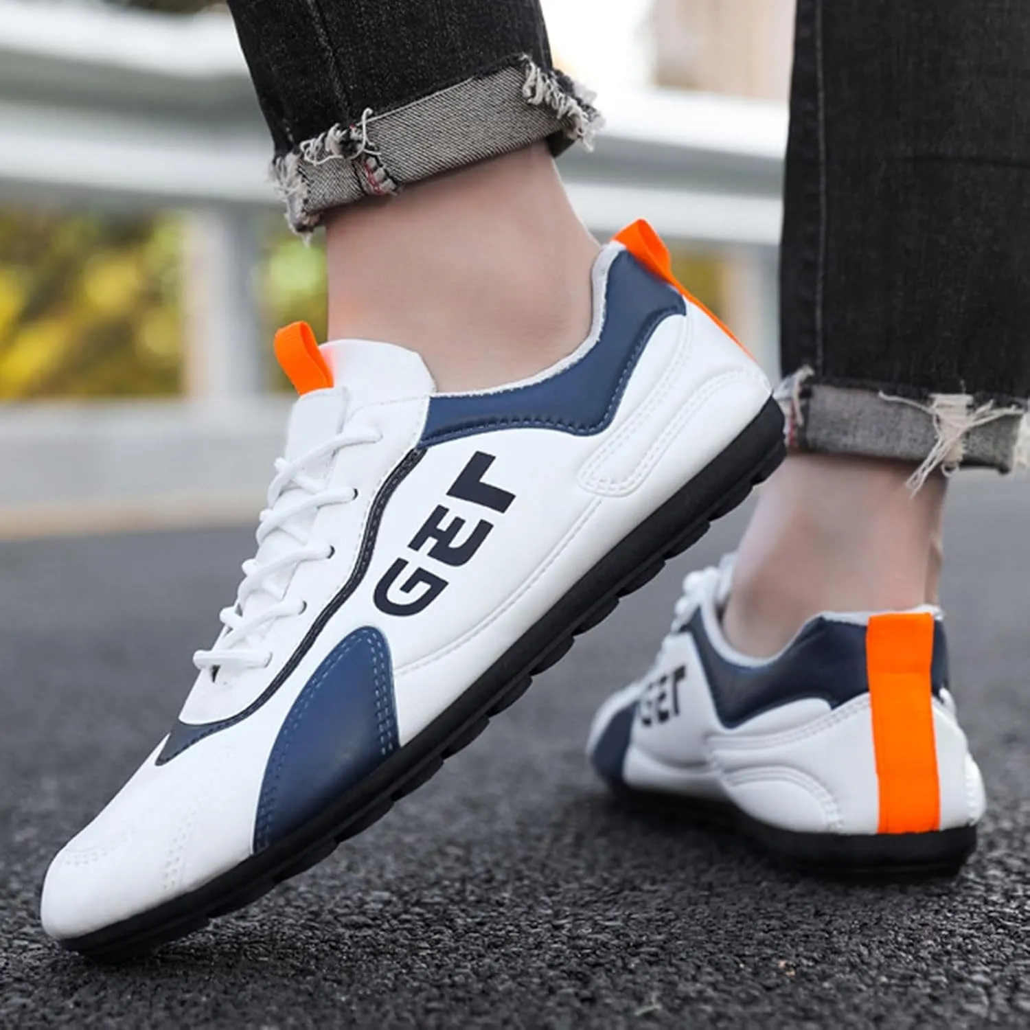 Mens Loafers & Slip-Ons Spring New Men's Shoes Fashionable Casual Sneakers Men's Slip On Running Sneakers for Men