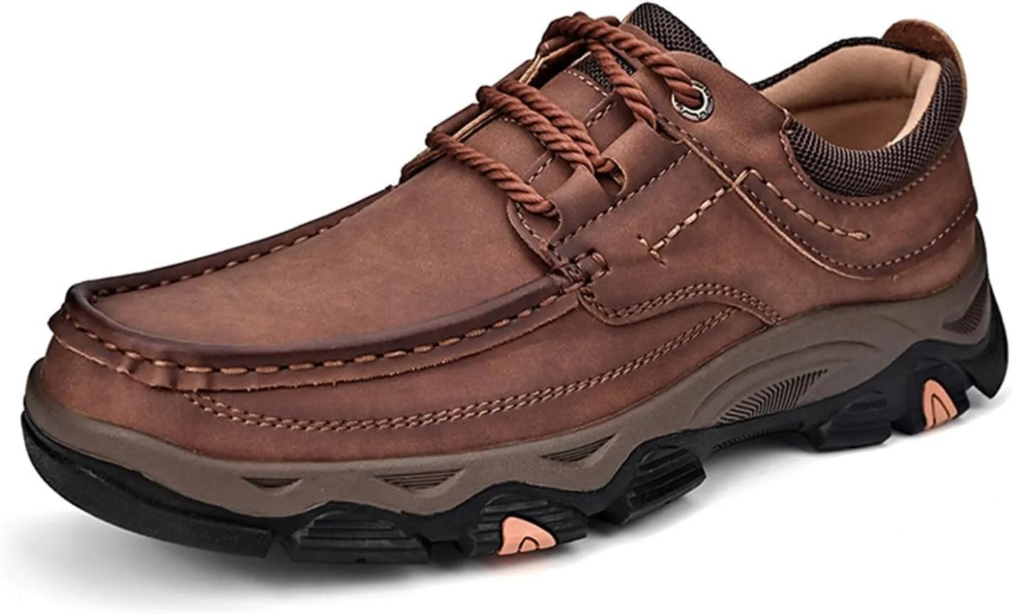 Men's Orthopedic Walking Shoes Genuine Leather Slip On Loafers Slip On Orthopedic Shoes Arch Support Lightweight Comfortable Casual Sneakers