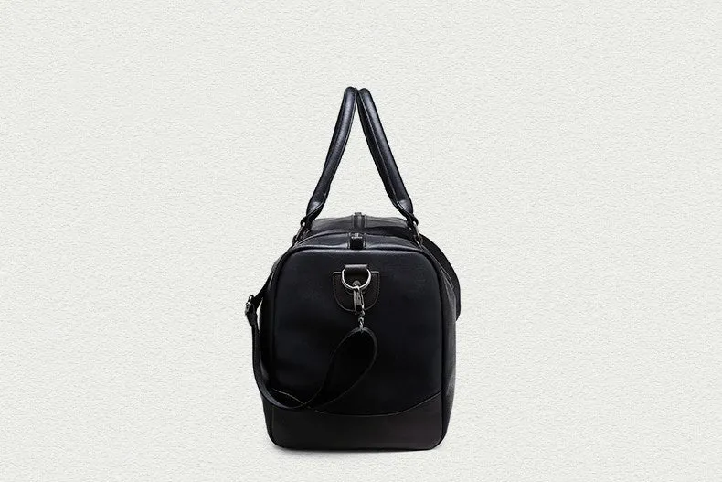 Men's PU Leather High Quality Casual Vintage Travel Bag