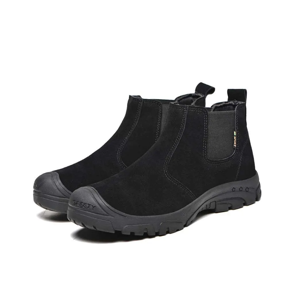 Men's Steel Toe Chelsea Boots - Slip Resistant | B117