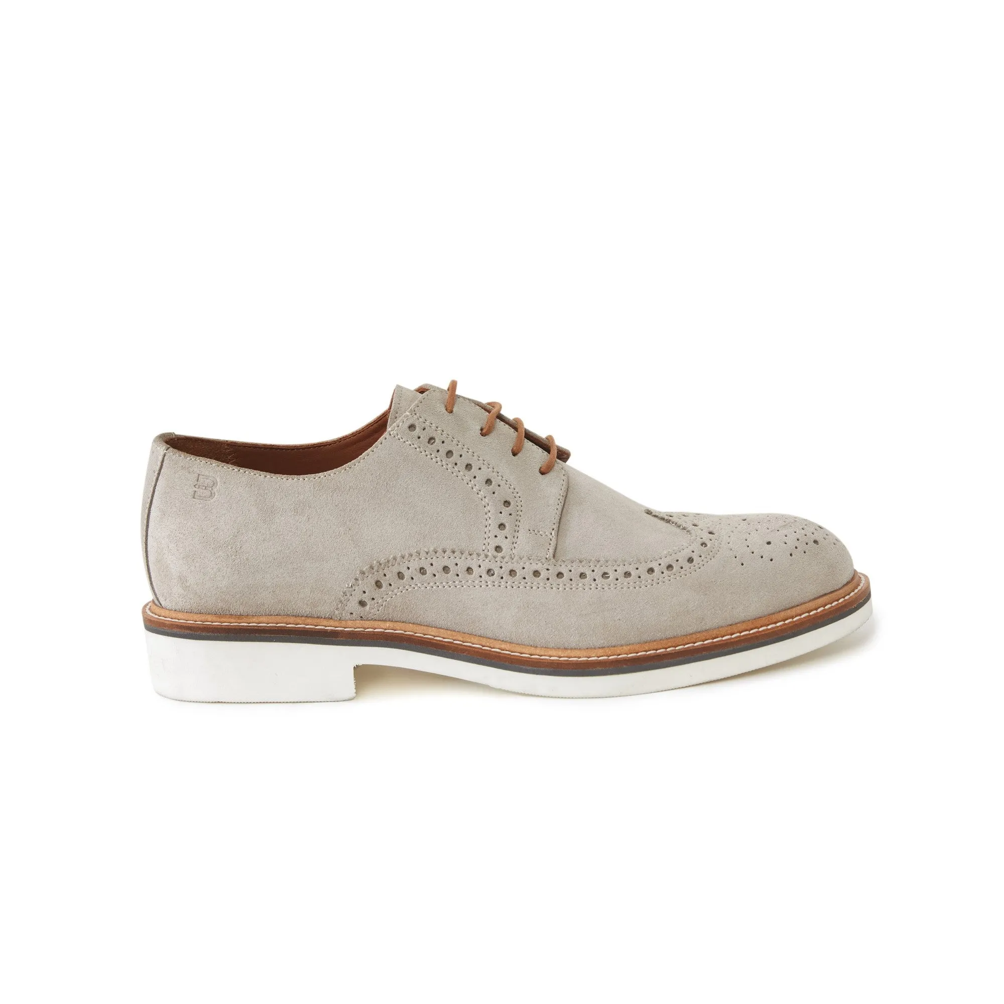 Men's Suede Calf Leather Handmade Oxford M9013
