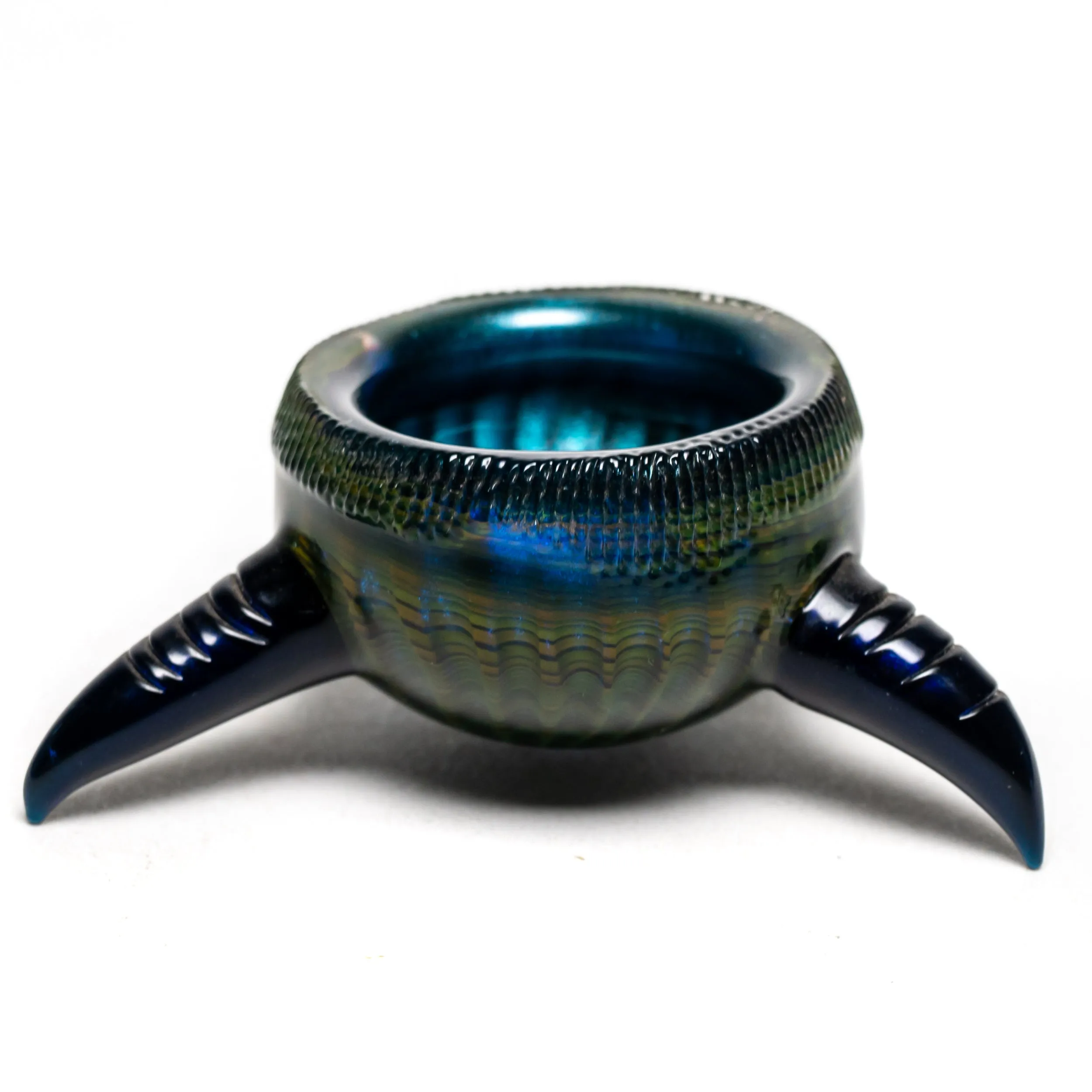 Merc - Tri Horn Dish - Fume Tech & Blue Stardust