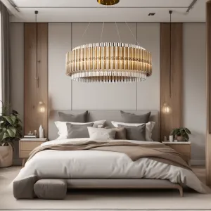 Mia Glass Chandelier