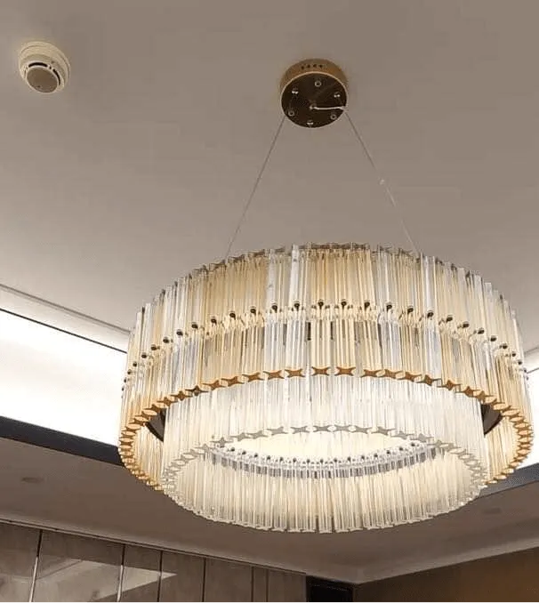 Mia Glass Chandelier